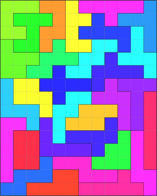 Interactive Hexomino Duplicate Game