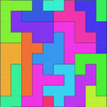10 Printable Heptomino Duplicate Puzzles