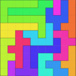 10 Random Heptomino Duplicate Puzzles