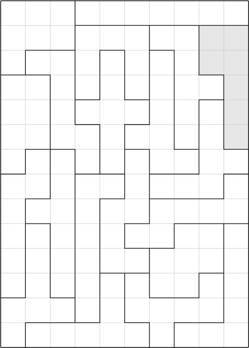 Black and White Heptomino Duplicate Puzzle