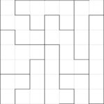 Black and White Hexomino Intruder Puzzle