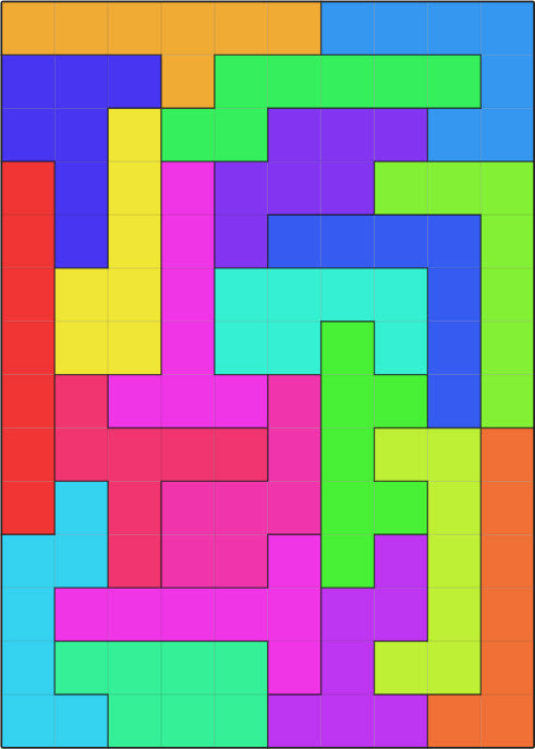 Daily Heptomino Puzzle – 5 Duplicate Challenges
