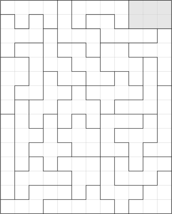 Printable Hexomino Duplicate Puzzles – Black and White